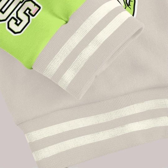 Varsity Jacket To Match Jack Black Night Silver - Dislike Us Graphic All Over Print Varsity Jacket