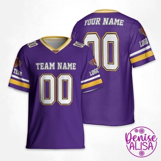 Custom Minnesota Football Jersey, Personalized Jersey For Men And Women With Your Team Name, Great Gift For Minnesota Fans Game Day