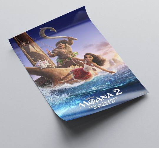 Disney Moana 2 2024 Movie Poster