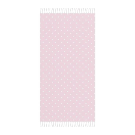 Pink Polka Dot Boho Beach Cloth