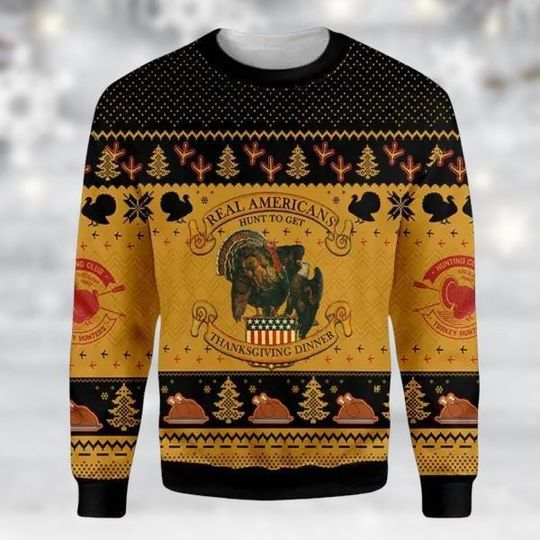 Thanksgiving Ugly Christmas Sweater, Turkey Roast Sweater, Funny Autumn Holiday Sweatshirt