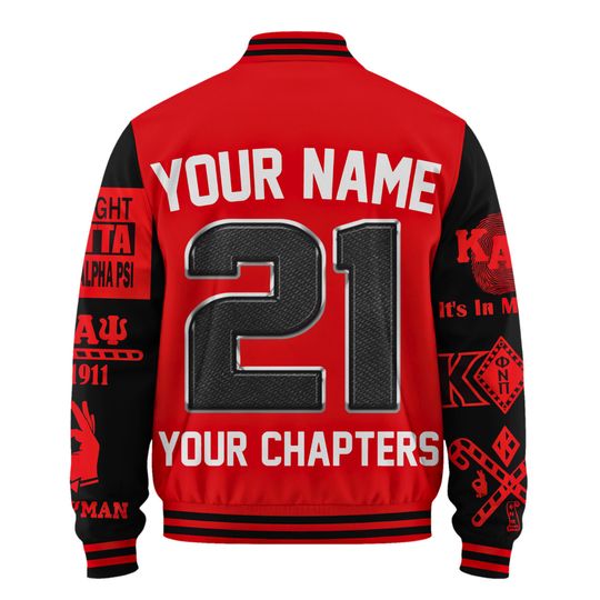 Kappa Alpha Psi Baseball Jacket, Student Jacket