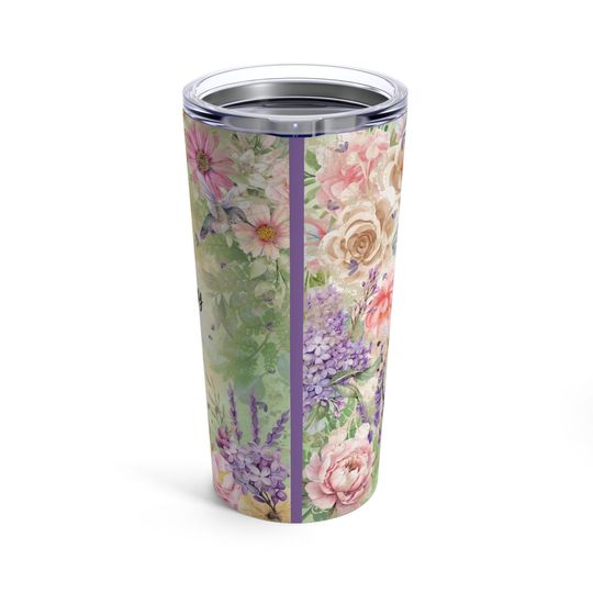 Floral Lavender Haze Tumbler 20oz Gifts For Her Travel Cup Birthday Gifts Housewarming Gifts