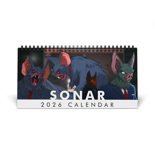 Sonar Dispatch Game Desktop Calendar, Dispatch Sonar Calendar, Dispatch Fan Gift