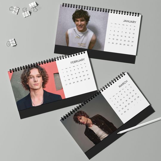 Mason Thames Desktop Calendar (2026 grid)