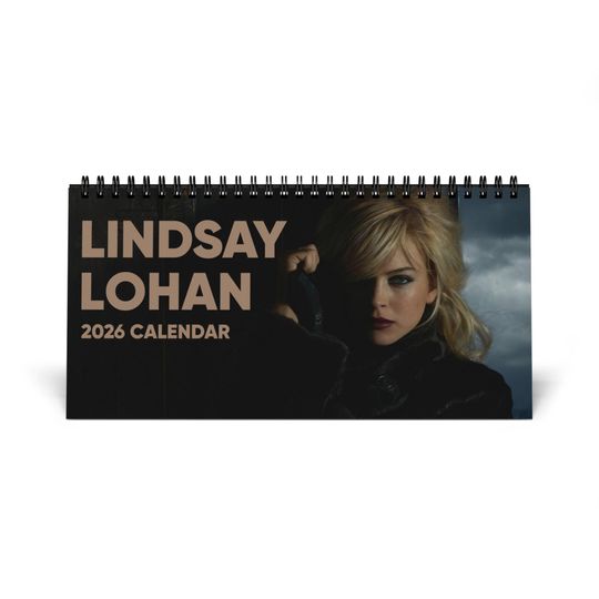 Lindsay Lohan Desktop Calendar, Lindsay Lohan Actress Calendar, Lindsay Lohan Fan Gift