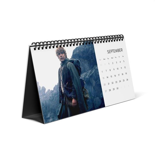 Samwise Desktop Calendar, Samwise LOTR Character Calendar, Samwise Fan Gift