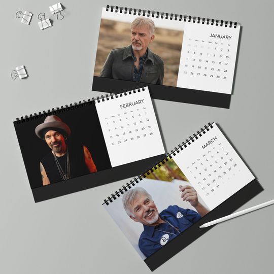 Billy Bob Thornton Desktop Calendar, Billy Bob Thornton Actor Calendar, Billy Bob Thornton Fan Gift
