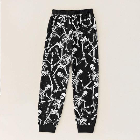 Skeleton Halloween Pajama Set for Women