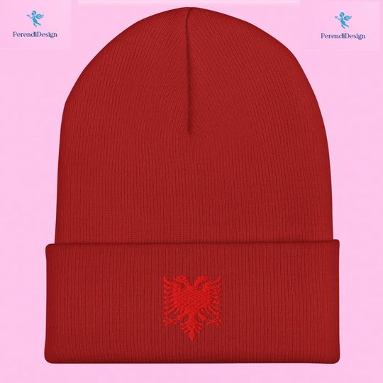 Double-headed Eagle Cuffed Beanie