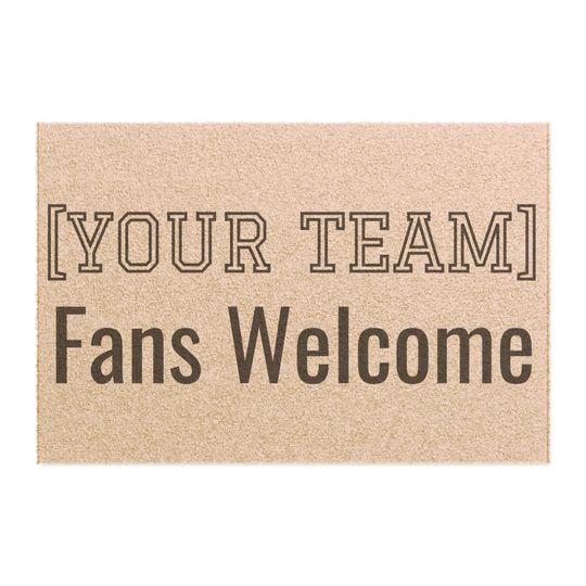 Customized Fandom Welcome Doormat