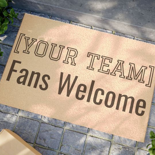 Customized Fandom Welcome Doormat