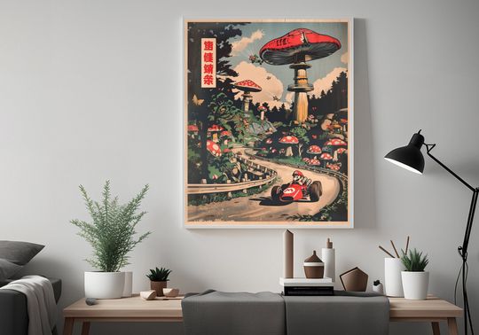 Mario Kart, Anime Poster, Japanese Home Decor
