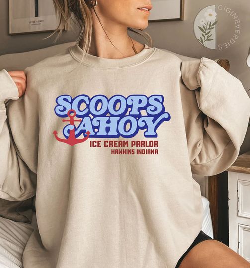 Scoops Ahoy Ice Cream Parlor Sweatshirt