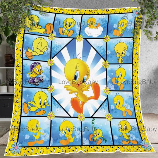 Tweety Bird Fleece Blanket