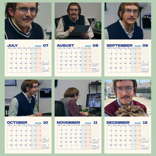 Do It Lady 2026 Wall Calendar, Do It Lady Meme Calendar, Funny Character Comedy Planner