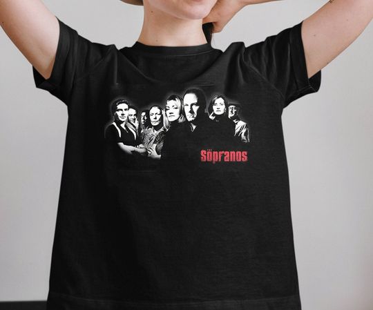 90s classic the sopranos movie t shirt/ sweatshirt, Tony Soprano Jennifer Melfi Junior Soprano shirt