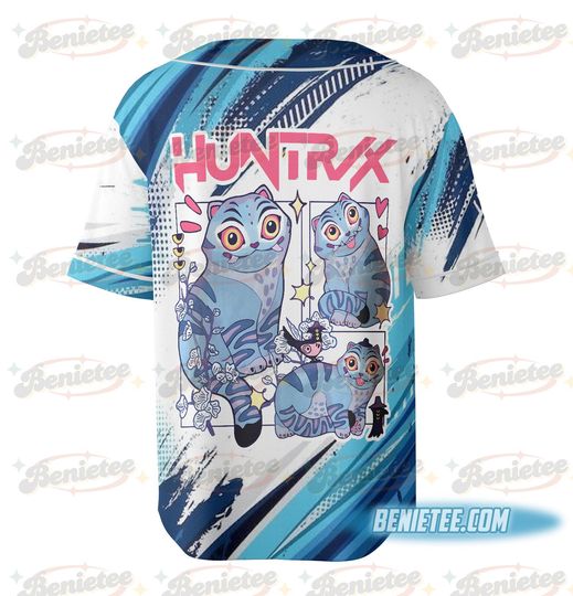 Demon Hunter Tiger Baseball Jersey - Derpy Tiger and Bird Design