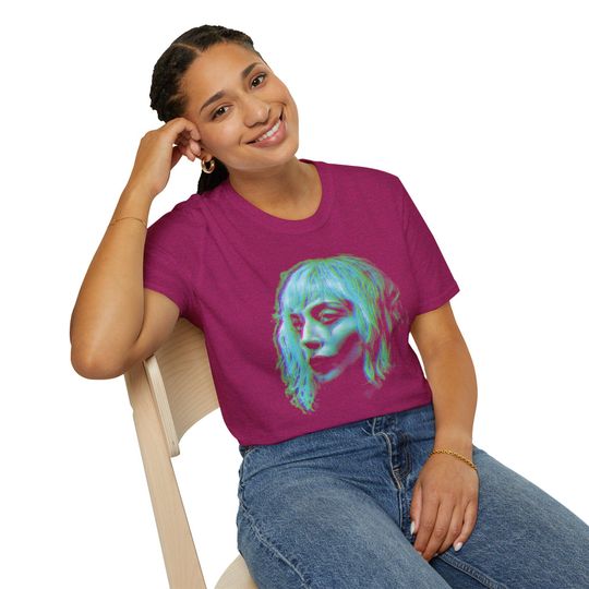 Ld ga joker harley quinn Unisex Softstyle T-Shirt, halloween tee, joker movie, movie tee