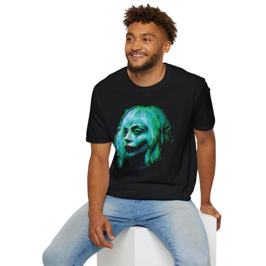 Ld ga joker harley quinn Unisex Softstyle T-Shirt, halloween tee, joker movie, movie tee