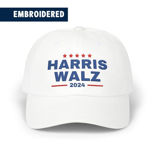 Harris Walz 2024 - Embroidered Dad Hat - Kamala Harris - Tim Walz