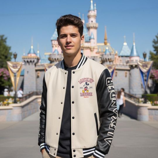 Personalized Mickey Mouse Baseball Jacket