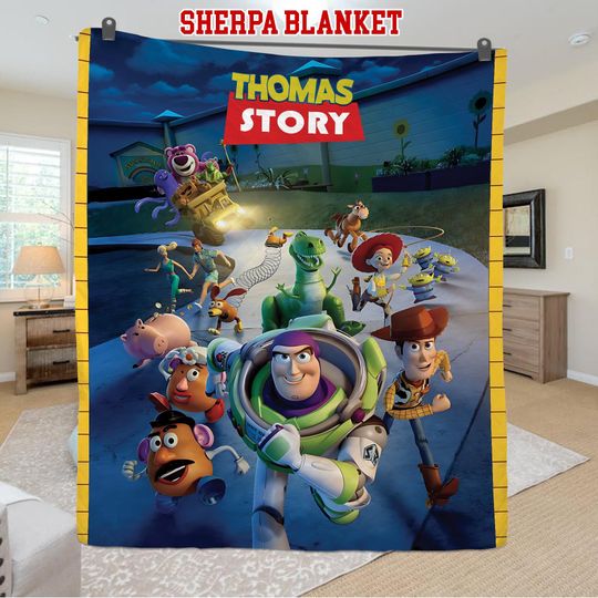 Personalized Toy Story Blanket