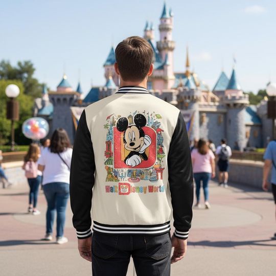 Personalized Mickey Mouse Baseball Jacket