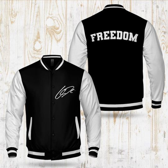 Justice For Charlie Kirk Varsity Jacket