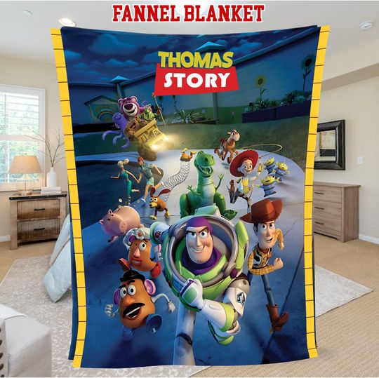 Personalized Toy Story Blanket