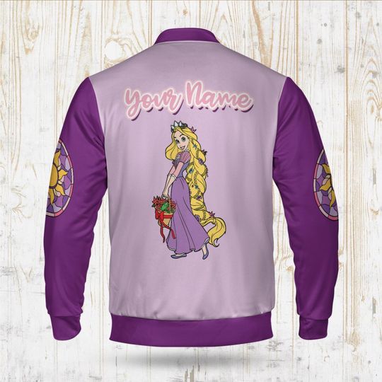 Personalized Disney Princess Varsity Jacket, Personalized Jacket, Disney Baseball Jacket