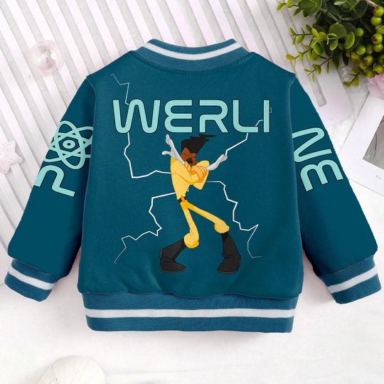 Powerline Max Lightning Thunder Kids and Youth Baseball Jacket