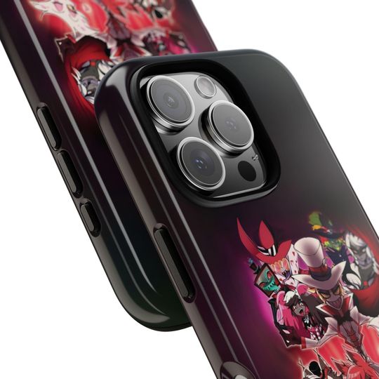 Phone Cases, Hazbin Hotel Anime Cartoon Design