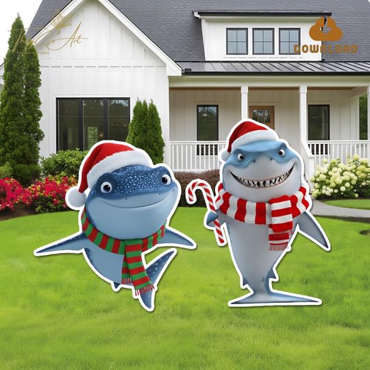 Finding Dory Christmas Cut Out: Holiday Yard Decor