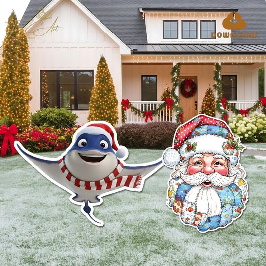 Finding Dory Christmas Cut Out: Holiday Yard Decor