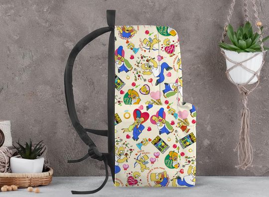 The Simpsons Family Backpack, The Simpsons School Bag, Laptop Backpack, Gift, Backpack