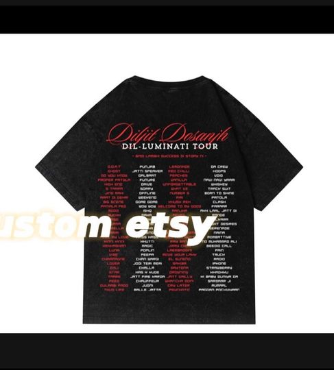 Diljit Dosanjh  Dil-Luminati Tour TShirt