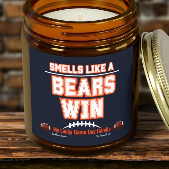 Bears Lucky Game Day Candles