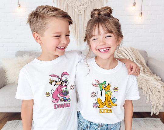 Disney Easter Day Shirt, Mickey Egg Hunter Kids Tee, Minnie Bunny Sweatshirt, Disneyland Easter 2026 Tee, Custom Easter Toddler Boy Gift