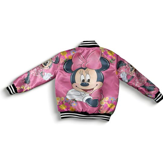 mouse flower jacket Bomber coat jacket