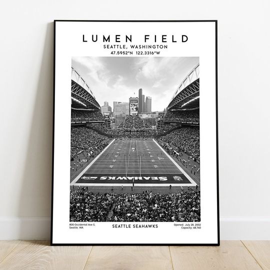 Lumen Field Seahawks Poster