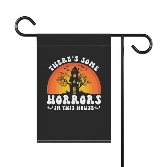 Halloween Garden Flag: Horrors in the House