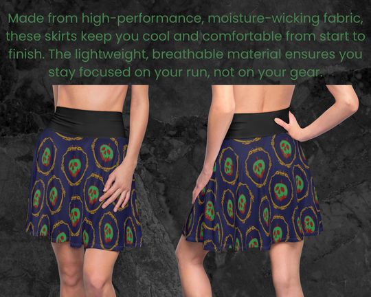 Poison Apple V2 Running Skirt - Oogie Boogie Bash