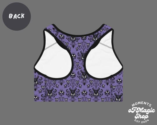 Haunted Mansion Disney Sports Bra