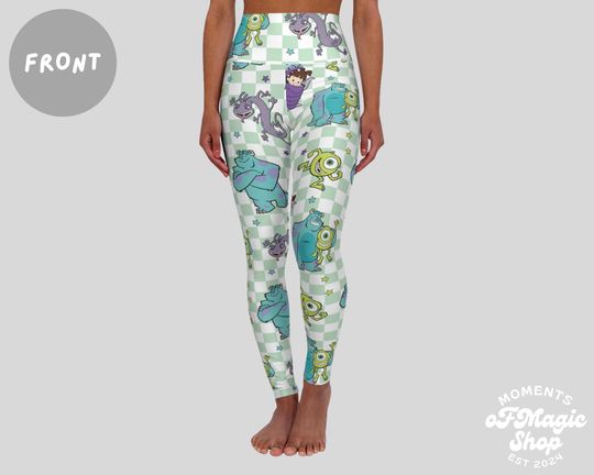 Monsters Inc Leggings, Gift For Women, Birthday Gift