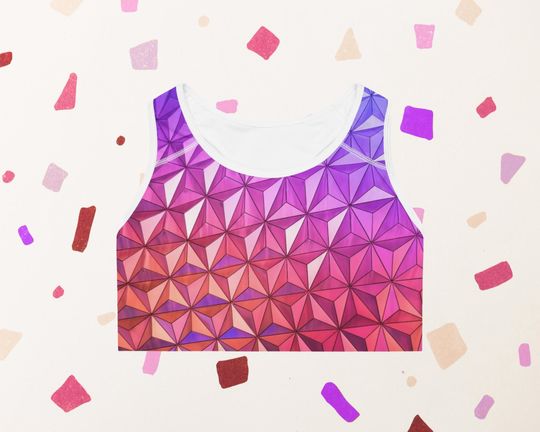 Sunset On Epcot Disney Sports Bra