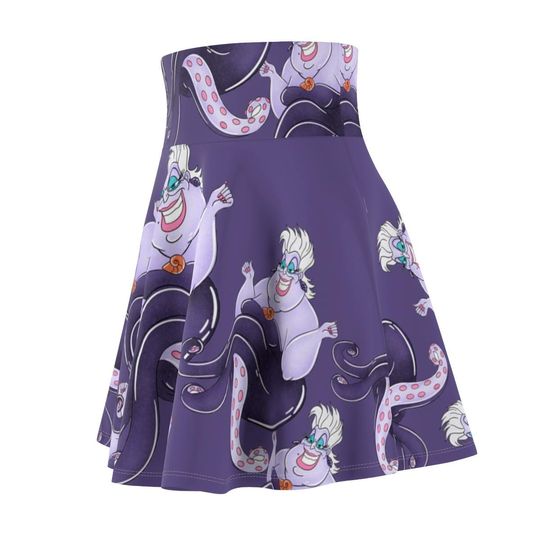 Ursula Dark Purple Running Skirt - Oogie Boogie Bash Costume