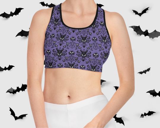Haunted Mansion Disney Sports Bra
