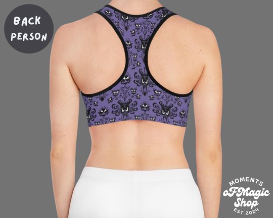 Haunted Mansion Disney Sports Bra