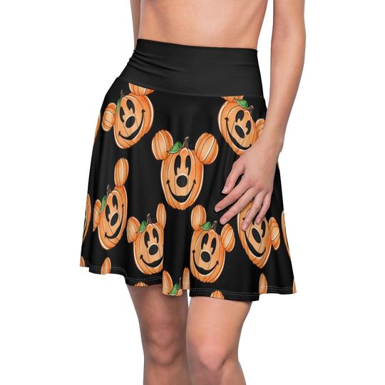 Halloween Pumpkin Heads Running Skirt - Oogie Boogie Bash